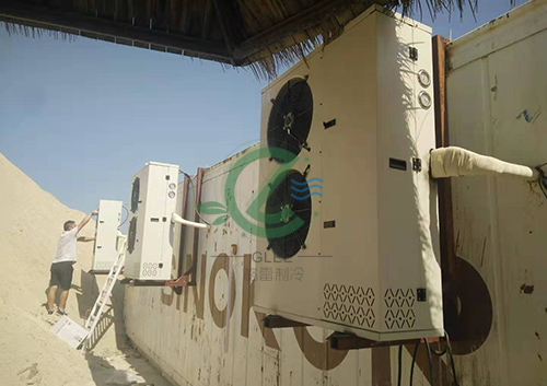 启东恒大悦澜湾海边耐腐蚀机组安装