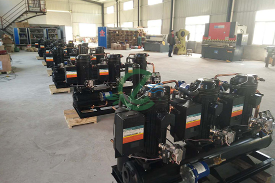 半封闭涡旋并联制冷机组量产