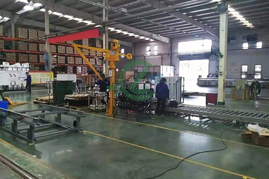 机组生产车间一角